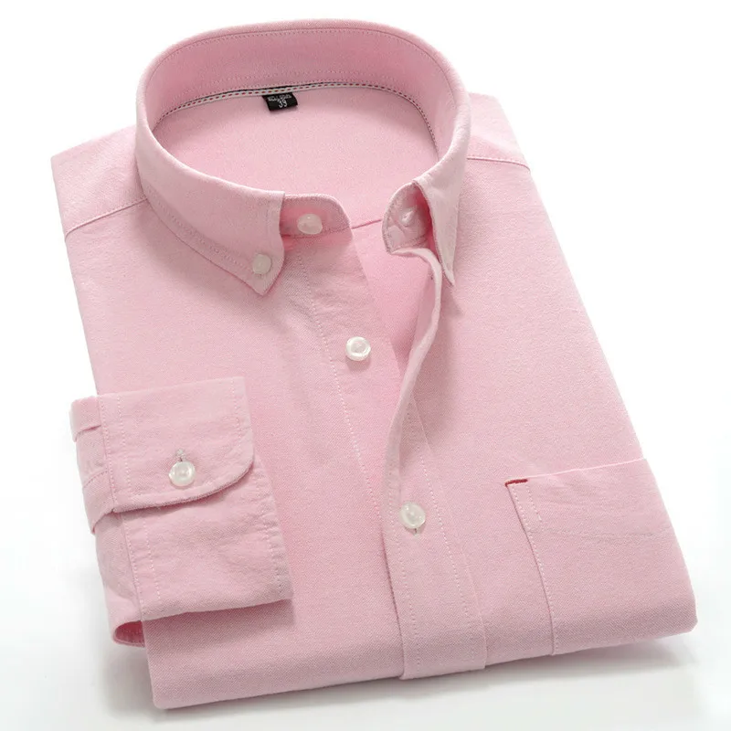 QUALITY OXFORD FABRIC 100% COTTON Man Dress Shirt Excellent Comfortable ...