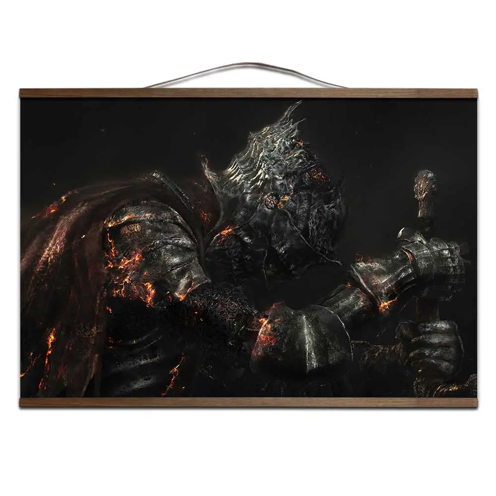 Scroll Poster for Dark Souls 3 canvas prints posters decoration