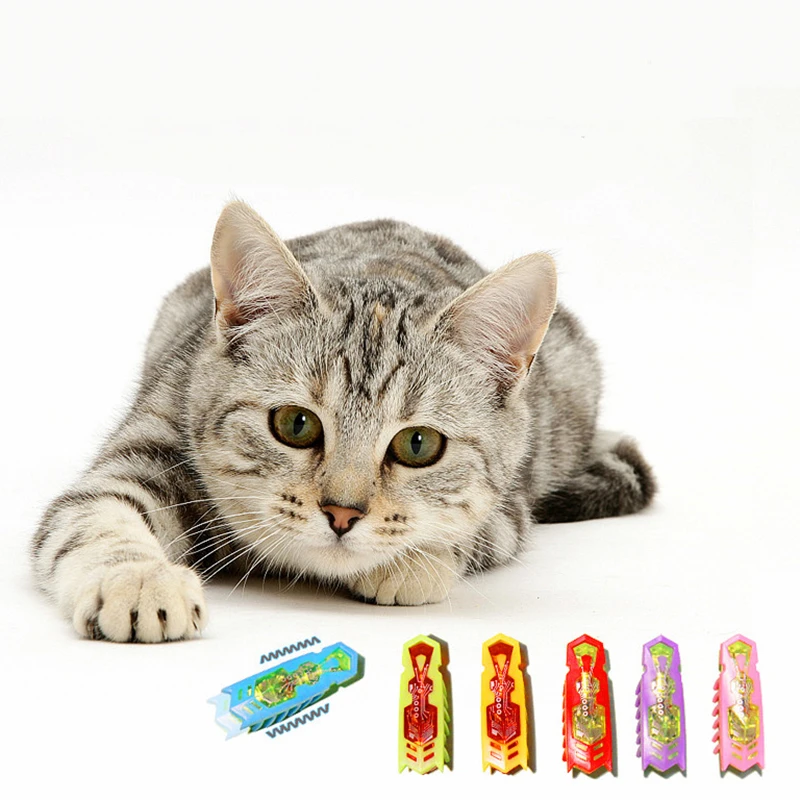 

[MPK Cat Toy] LED Battery Operated Vibrating Bugs In Various Colors, Blinking Ladybird