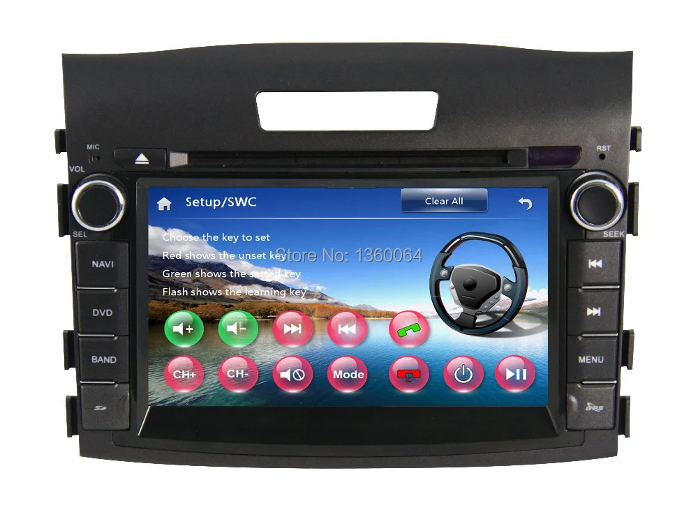 Flash Deal 7 Inch 2 Din Car DVD GPS For Honda CRV 2012 2013 Car Radio Stereo Bluetooth car audio player+gift camera+map+mic 3