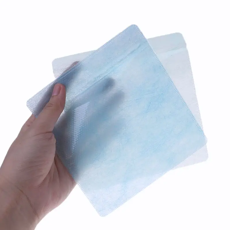 CD DVD Double Sided Cover Storage Case PP Bag Sleeve Envelope Holder 100Pcs