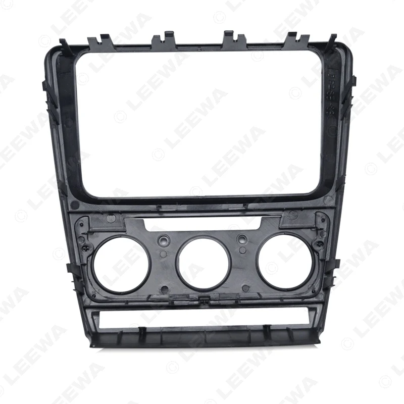 LEEWA Car Refitting DVD frame,DVD panel,Dash Kit,DVD Fascia,Audio frame For Skoda Octavia(2010~2013) Auto/Manual A/C