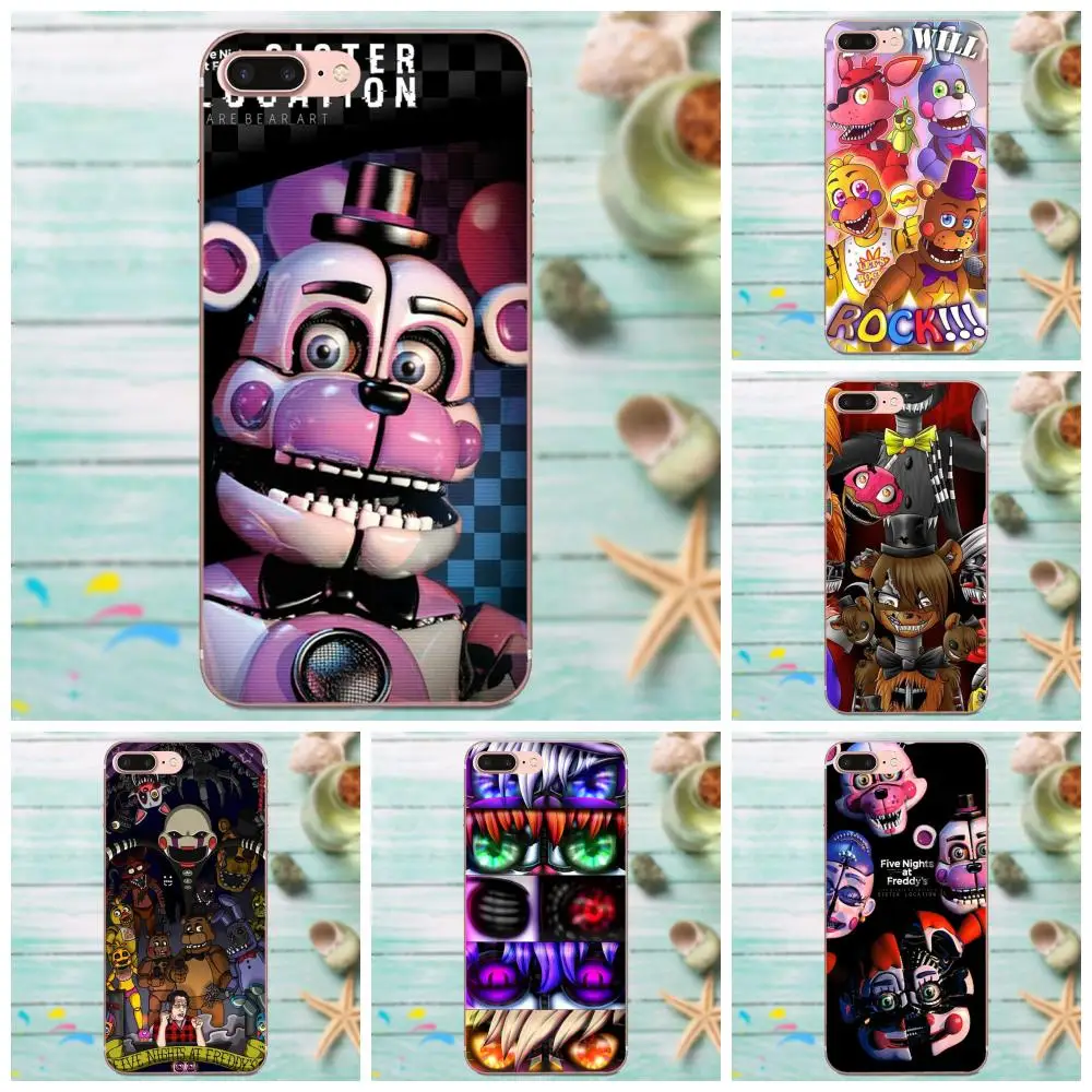 Для Xiaomi Mi3 Mi4 Mi4C Mi4i Mi5 Mi 5S 5X 6 6X 8 SE A1 Max Mix 2 Note 3 4 Мягкий чехол новый Five Nights At Freddys Fnaf