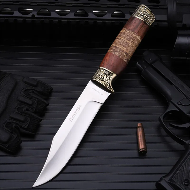 2016 Sale Rushed Navajas Outdoor Small Straight Knife Self-defense Wild Wilderness Survival The Folding Fruit Cutter With Figure