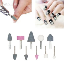 10 шт. набор сверл для ногтей для кутикулы фреза для маникюра поворот полировка профессиональная электрическая машина художественный аксессуар