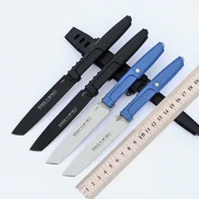 Охотничий нож с фиксированным лезвием, походный тактический нож для выживания, кухонные Прямые ножи для фруктов, инструменты для повседневного использования, портативная оболочка