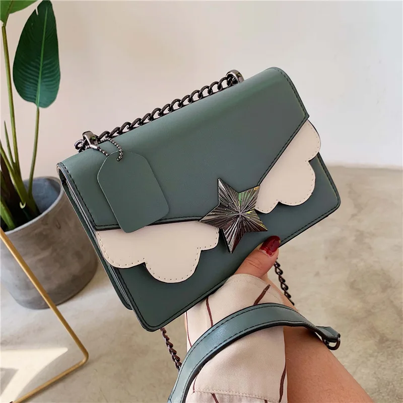 

Fashion Women Pu Leather Shoulder Bag High Quality Ladies Crossbody Bags for Women Small Luxury Designer Chain Messenger Bags