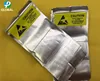 100pcs 8*13.5cm Zip lock Anti-Static Shielding plastic Bags ESD Anti Static zipper Electronic Accessories/battery Packaging bags 6