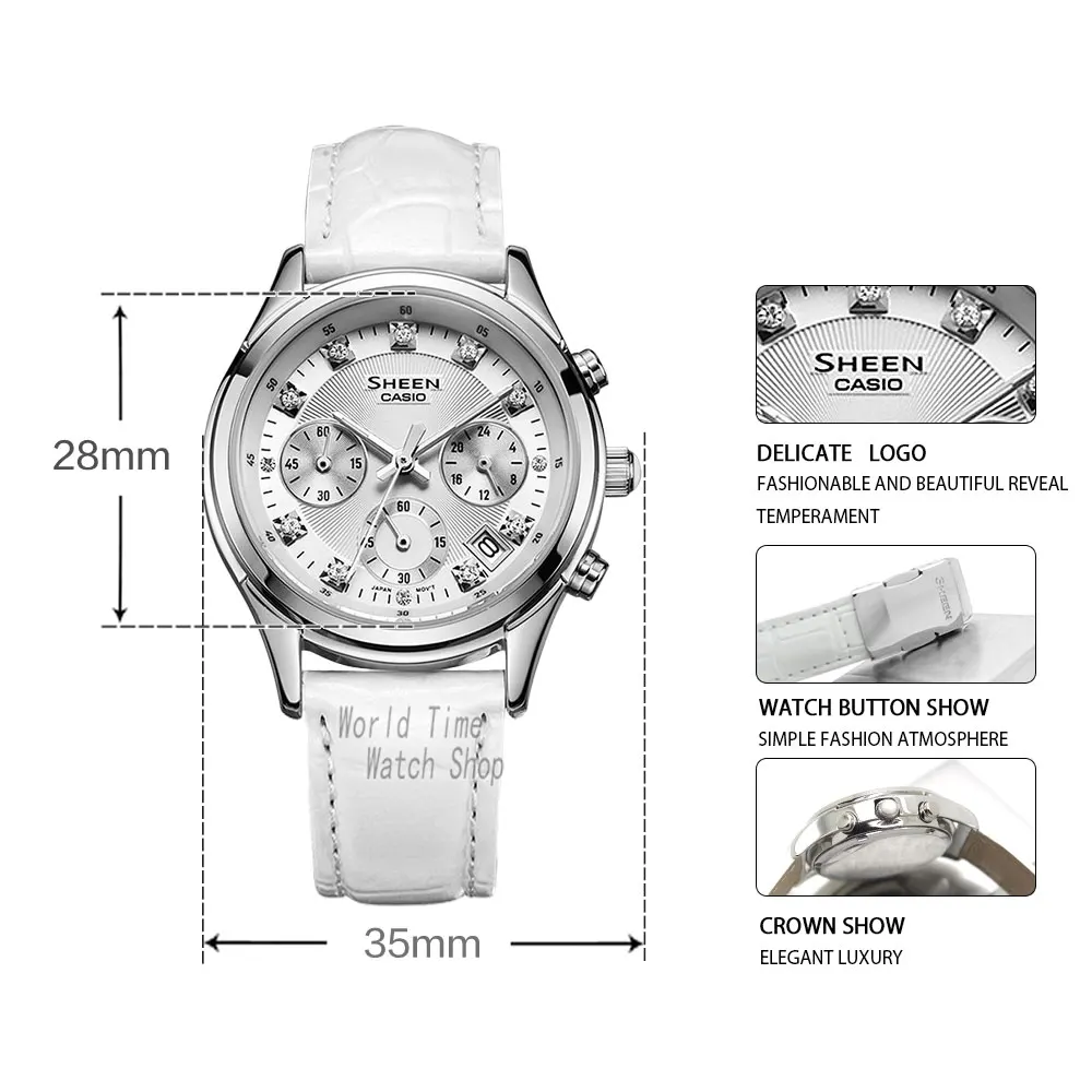 Casio (CASIO) female table fashion business pointer ladies watch SHE-5023L-1A SHE-5023L-7A Casio (CASIO) female table fashion business pointer ladies watch SHE-5023L-1A SHE-5023L-7A