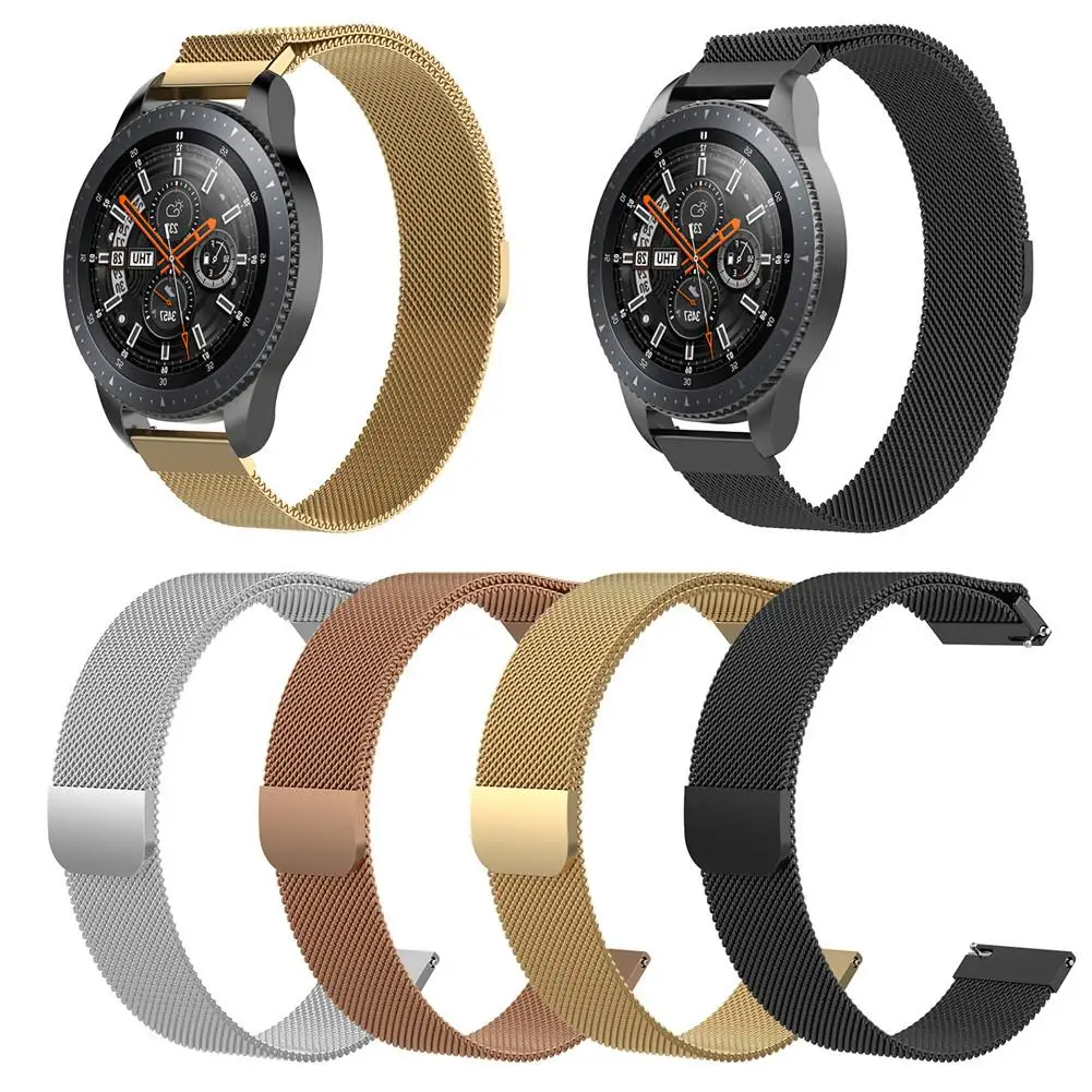 Магнитный Миланцы замена часы ремешок 22 мм для samsung Galaxy часы 46 мм SM-R800 Смарт-часы