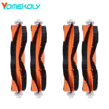 Vacuum Cleaner Parts for Xiaomi Vacuum Cleaner Mi Robot 4PCS Main Brush Replacement Kits for Xiaomi Mijia Robotic Cleaners 1 piece robot vacuum cleaner wheels including right wheel assembly for xiaomi mi robotic vacuum cleaner parts accesories