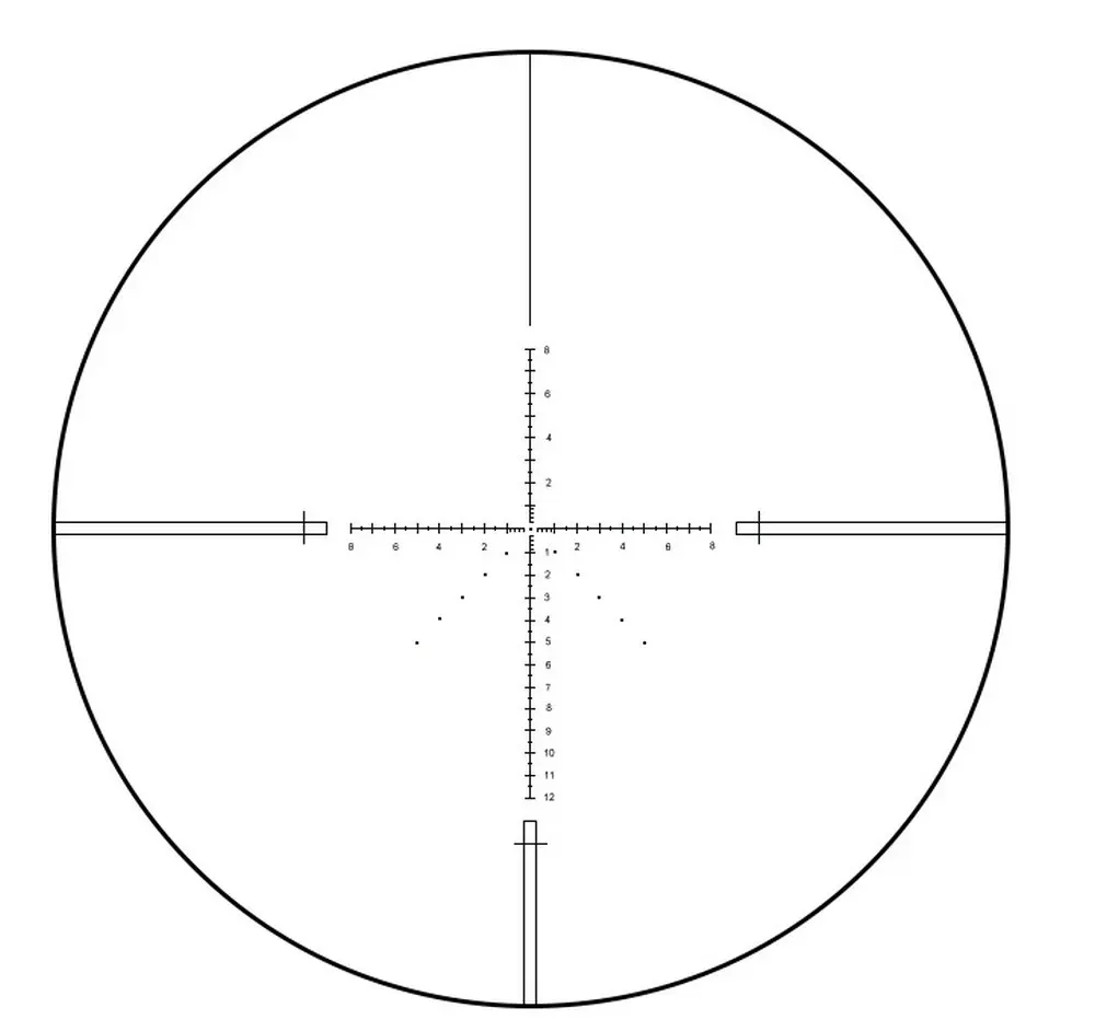 Снайперский HD-8 4-20X50 FFP Riflescope Parallax Adjustment Riflescope первой фокальной плоскостью красный/зеленый Illumilation охотничий прицел