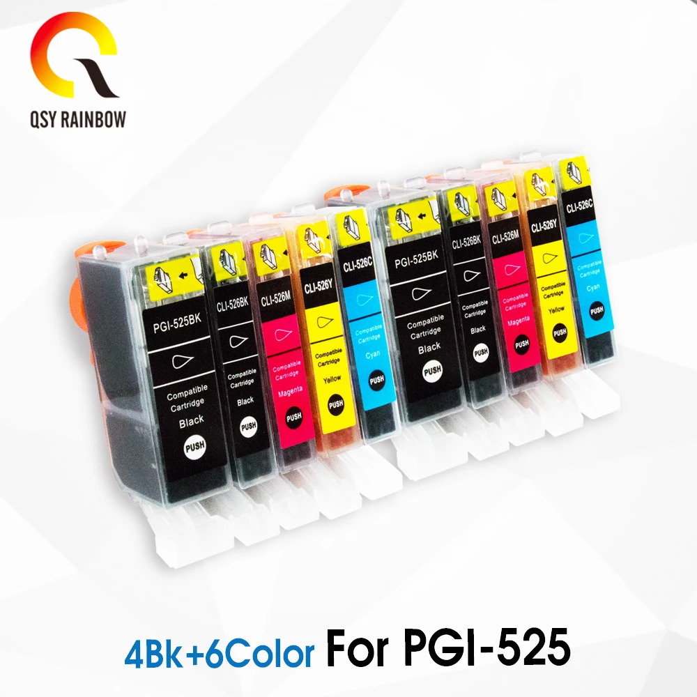 PGI 525 CLI 526 чернильный картридж совместимый для Canon IP4850 IP4950 IX6550 MG5150 MG5250 MG6250 MG8250 MX715