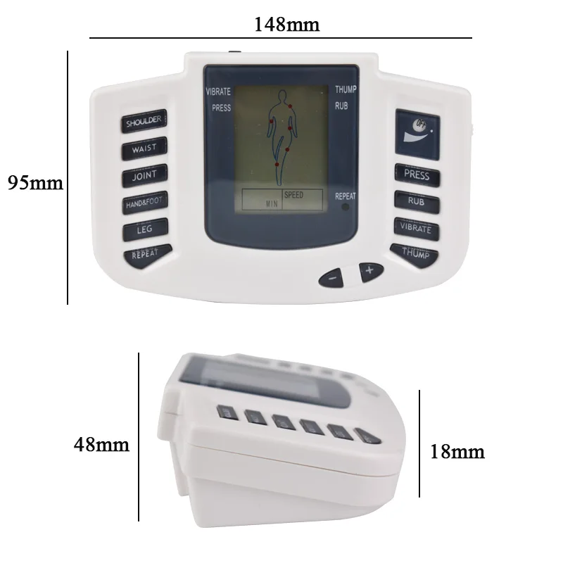 New Digital Electric Stimulator Muscle Massager Body Slimming Acupuncture Therapy Massage Muscle Relax Electrotherapy Fat burner New Digital Electric Stimulator Muscle Massager Body Slimming Acupuncture Therapy Massage Muscle Relax Electrotherapy Fat burner