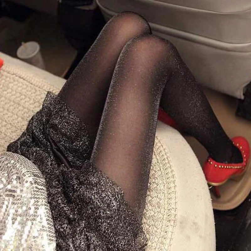 セクシーなシャイニーパンストグリッターストッキングストッキングレディース光沢タイツ女性服アクセサリーファッション良い品質ギフト Sexy Shiny Pantyhose Pantyhose Glittershiny Pantyhose Aliexpress