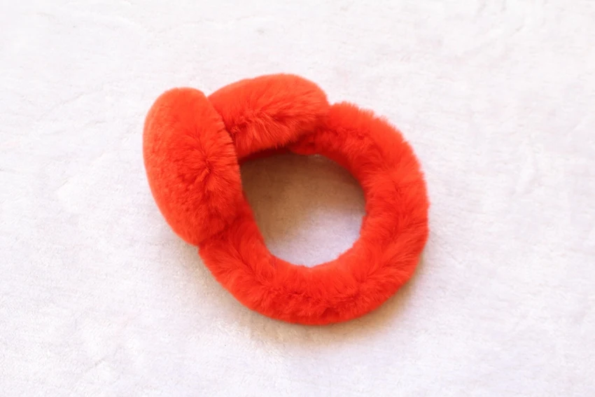 real rabbit fur winter earmuffs for girl (14)