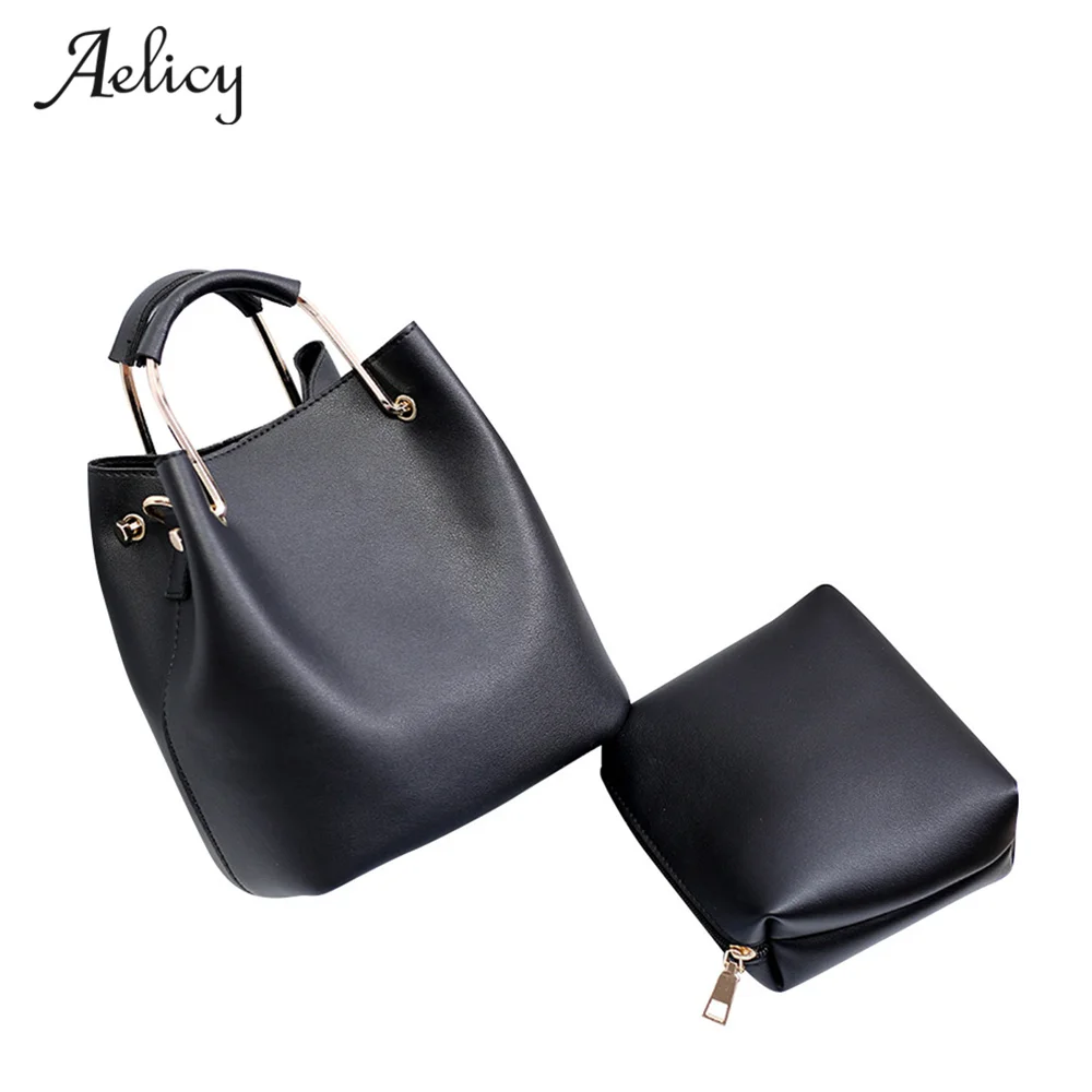 Aelicy 2 комплекта Мода Дизайн бренд сумки 5 цветов для женщин из искусственной кожи цепи Твердые Сумка Bolsa Feminina 0907