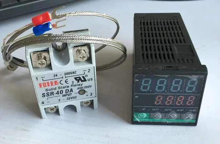 

CH102 PID Temperature controller CH102FK02-V*AN-NN SSR output + 1M thermocouple K+SSR40DA