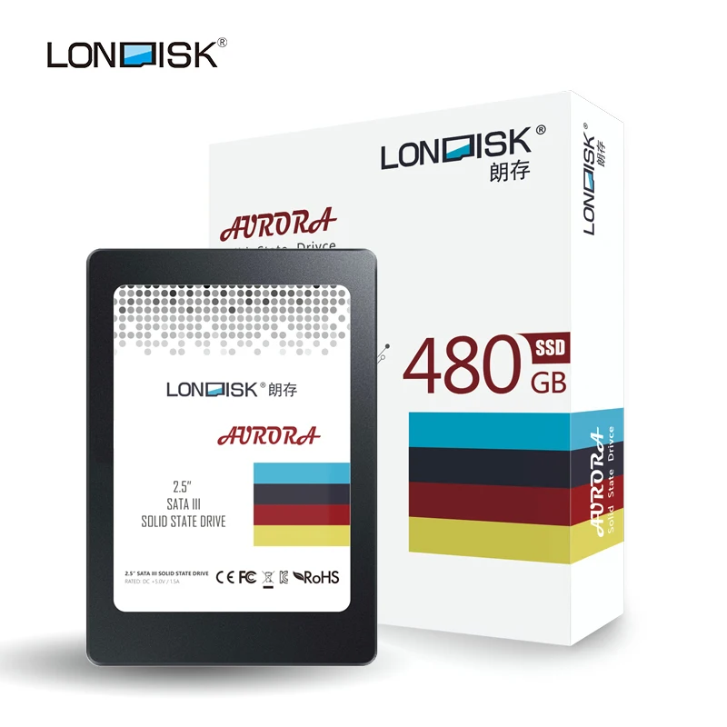 LONDISK SSD 120 ГБ 240 480 960 SATA3.0 жесткий диск ssd Внутренний твердотельный жесткий диск SSD 2,5 для ПК(10 шт./упак