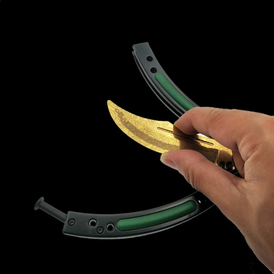 Бабочка в нож тренировочный нож из нержавеющей стали бабочка CS GO нож ...