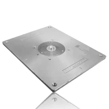 Plunge Router Milling Inserir Tabela Placa w/Anel para DIY Madeira Bancada de Trabalho