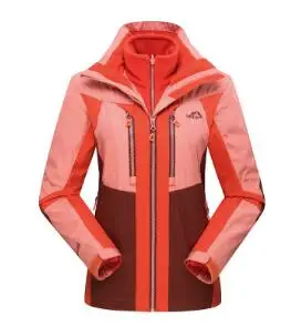 Лыжная куртка Женская водонепроницаемая зимняя куртка с теплой подкладкой для катания на горном лыжах сноуборд куртка - Цвет: 4