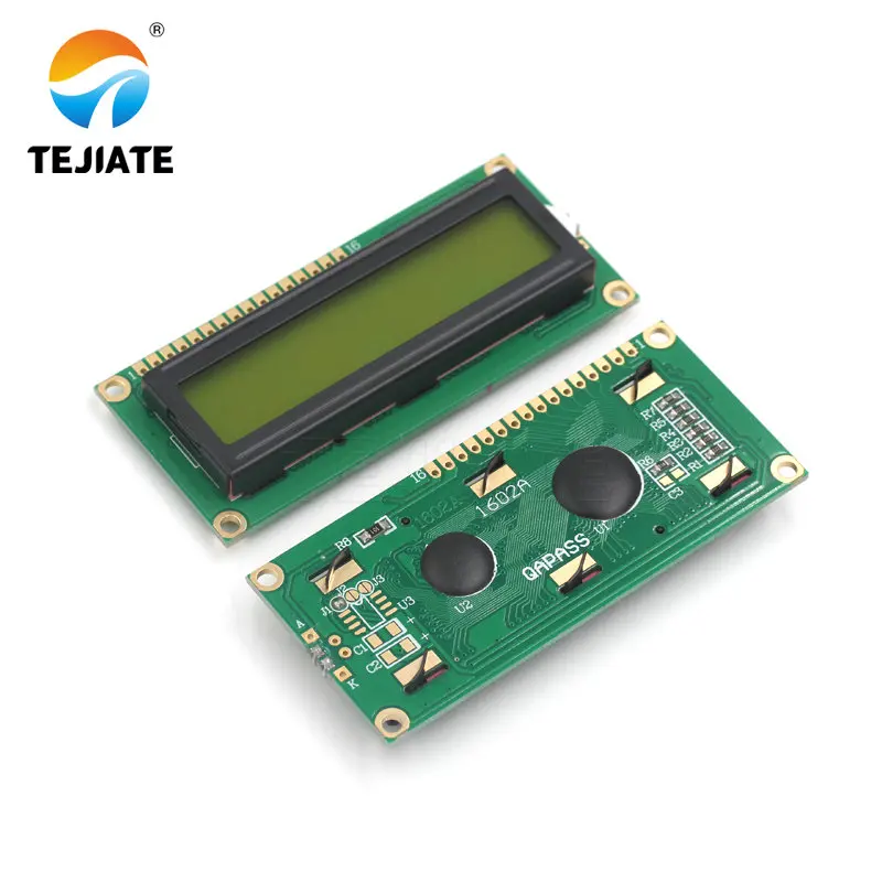 

Blue LCD1602 1602 LCD Monitor Screen Blacklight 16x2 Character LCD Display Module 3.3V HD44780 1602A for Raspberry Pi