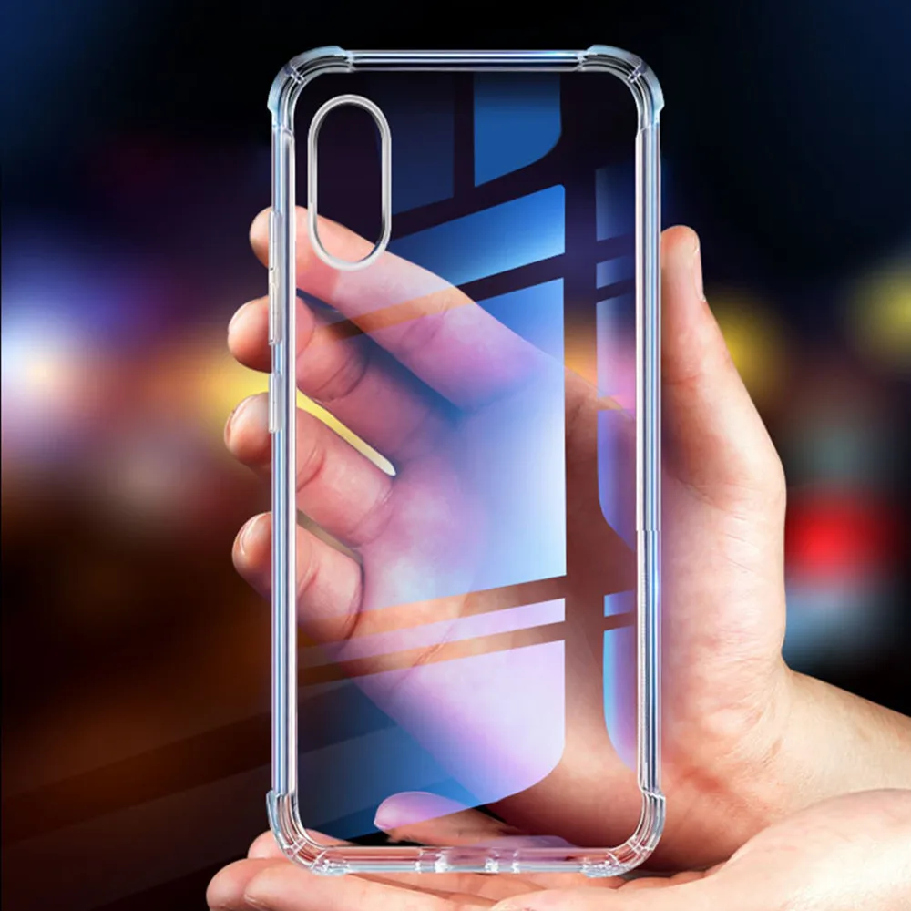 Противоударный чехол для Samsung Galaxy A50 A30 прозрачный мягкий ТПУ накладка M10 M20 M30 A10 A20