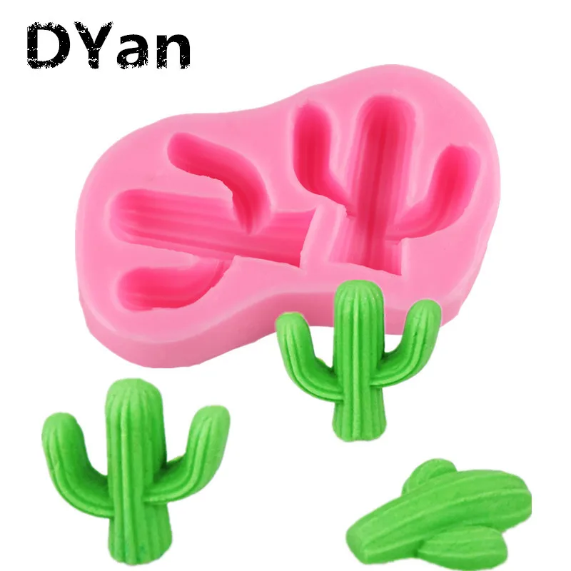 

New Desert Prickly Pear Cactus Fondant Cake Mold Chocolate Mold DIY Cake Baking Decoration Silicone Mold