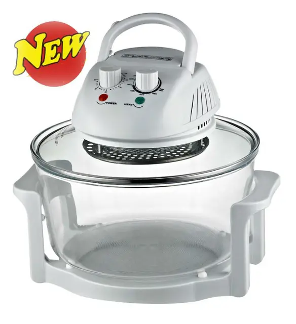 12L electric round glass convection ovenin Microwave Ovens from Home