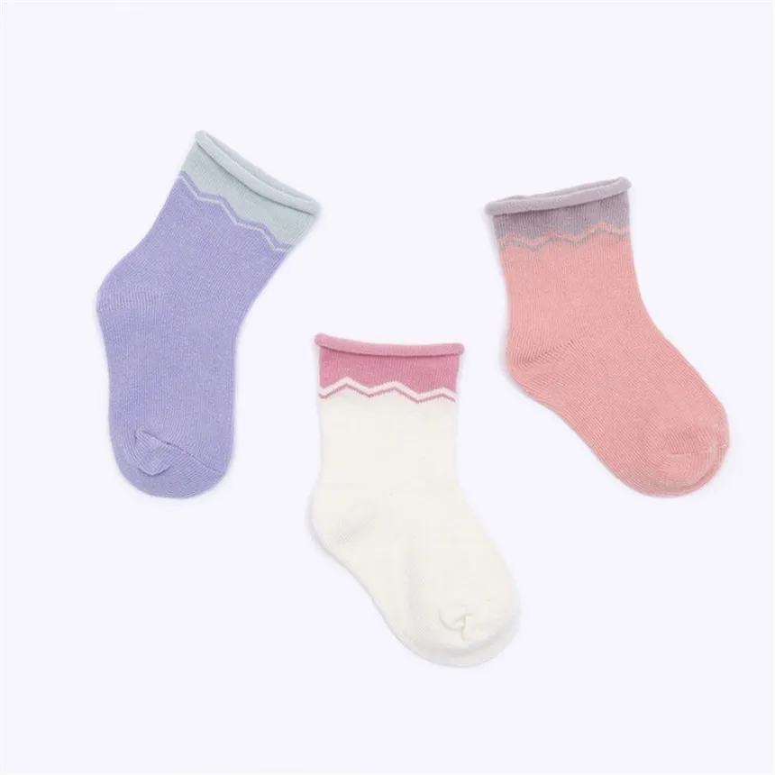 

Korean version of autumn and winter combed cotton boys and girls socks infant children baby socks children socksZQ083