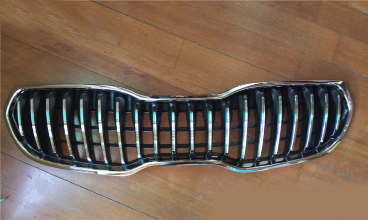 

Original ABS Chrome Front Grille Around Trim Racing Grills Trim For 2013 kia K3