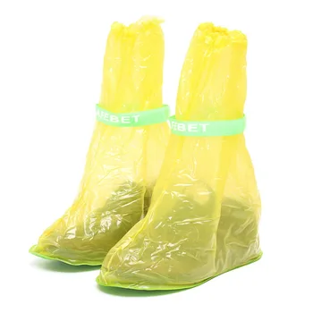 

1Pair PVC Reusable Waterproof Shoes Covers, Anti Slip High Boots Shoe Cover Rain Snow Motorcycle Bike Electric Scooter