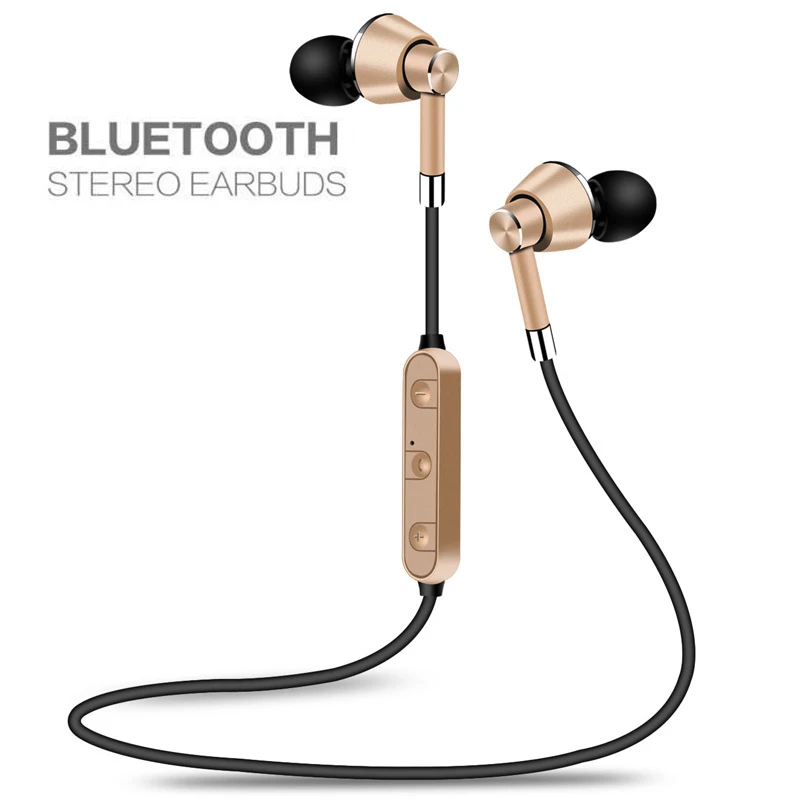 Wireless Headphone Bluetooth Earphone Metal Headset Bass With Mic for Samsung Galaxy Grand Neo Duos TV Plus I9060I