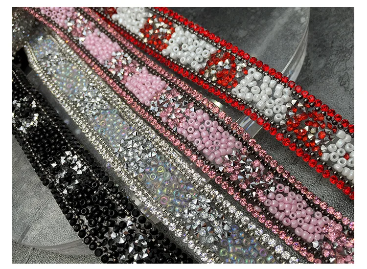 Peal Rhinestone кружево с декоративными бусами, стразы apliques cristales отделка parches гладить на кружевная отделка мотив нашивки для одежды