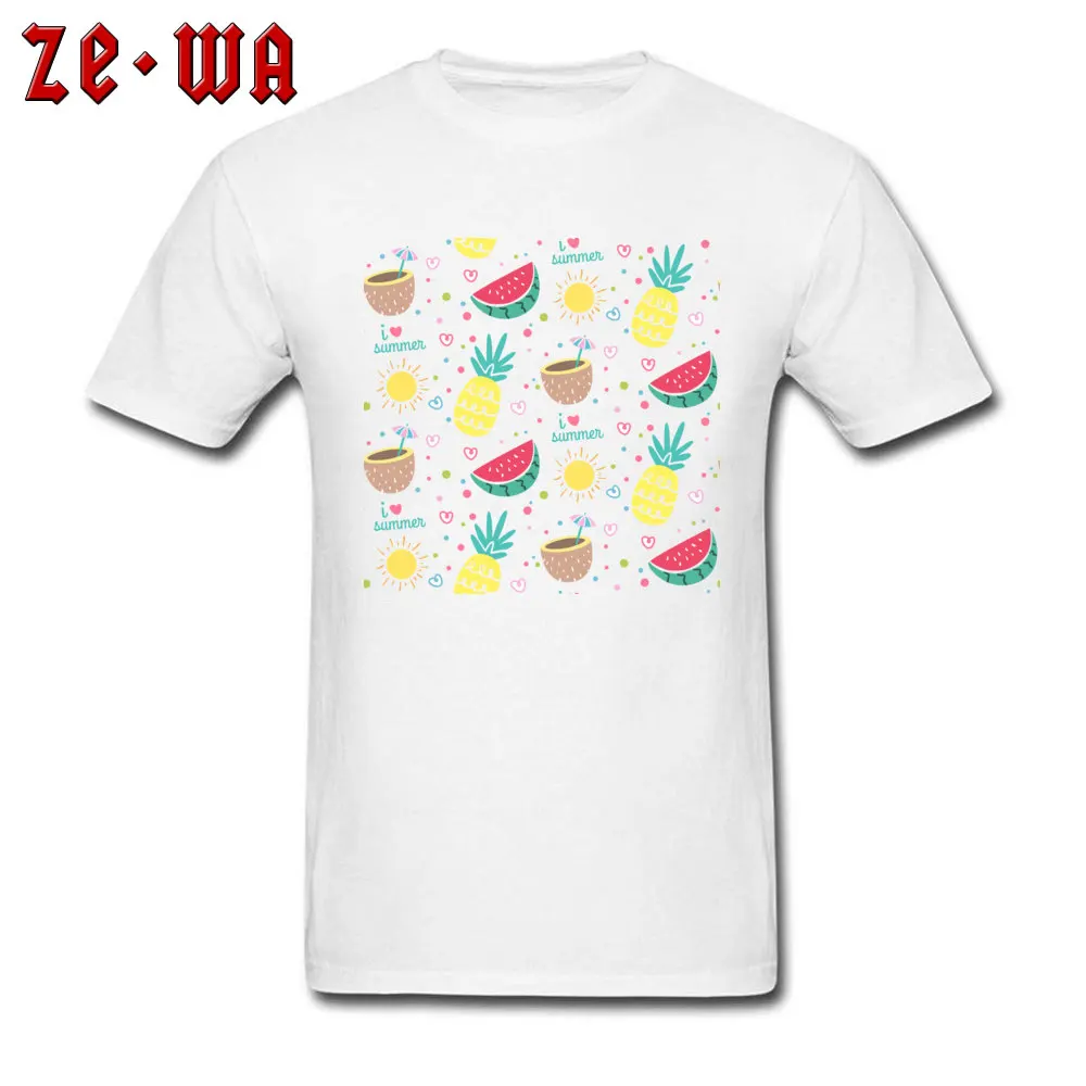 colorful summer 25488 T-Shirt for Students Birthday Autumn Tops & Tees Short Sleeve Brand New Tee-Shirt O-Neck Cotton Fabric colorful summer 25488 white