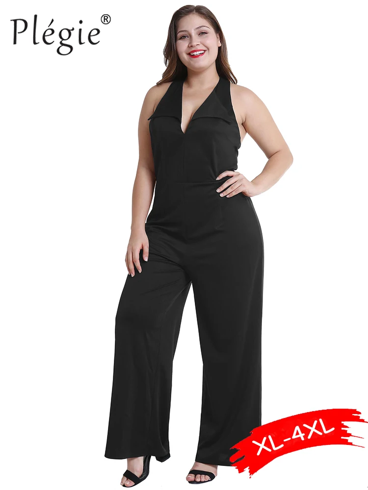 black jumpsuit xl
