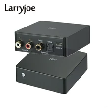 Larryjoe NFC Bluetooth 4,0 аудио приемник CSR DAC Aptx беспроводной цифровой музыкальный приемник RCA оптический выход коаксиальный/SPDIF