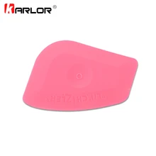 1 шт. 7,5*3 см Автомобильная виниловая пленка упаковочные инструменты мягкий розовый скребок Ракель обработка края удаление пузырей приспособления для дворников автомобильные аксессуары