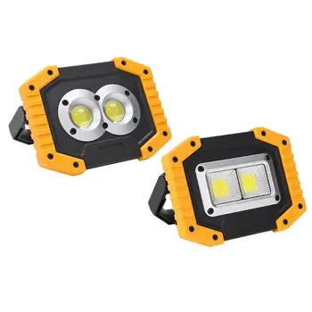 

Outdoor Portable LED Work Light Waterproof Emergency USB Rechargeable Lamp Searchlight Vehicle Maintenance Camping Lamp
