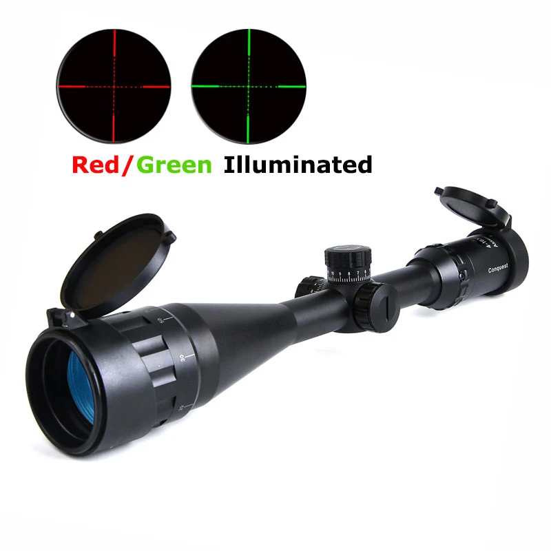 

4-16X50 White Letter Marking Optics Riflescope Red And Green Illuminated Optic Sight Sniper Hunting Scopes