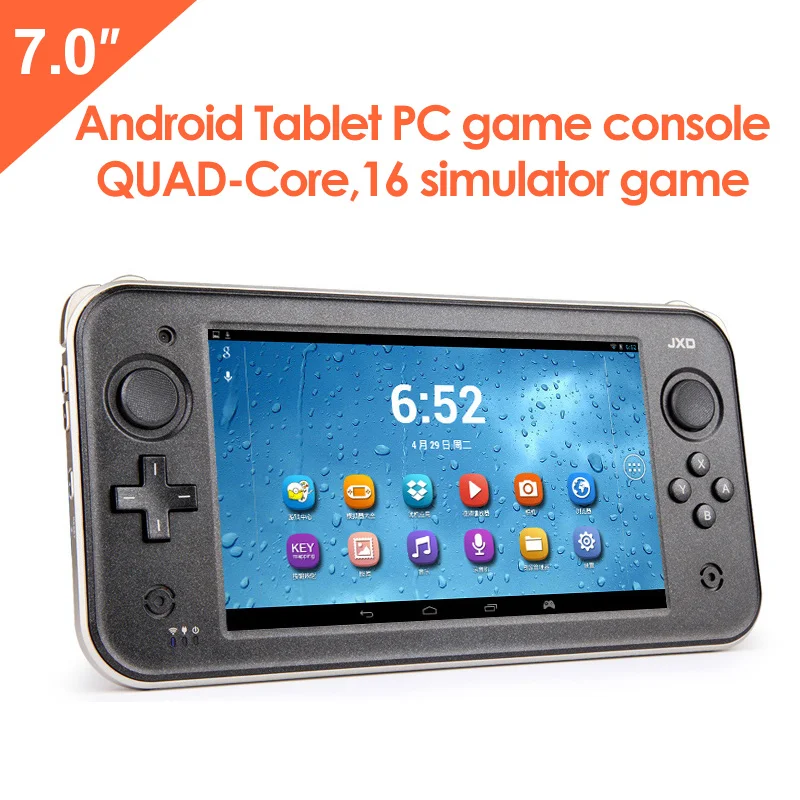 

JXD S7300C - 7 Inch Quad Core Game Tablet Android 4.2 Video Game Console IPS Black Game Handhled