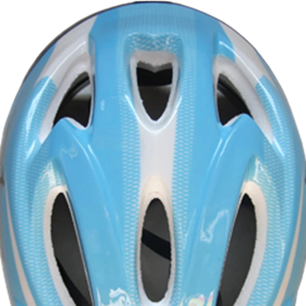 Child's 7Pcs Cycling Roller Skating Protective Gear Set 58-62cm Safety Helmet+Knee&Elbow Pads+Wrist Guards Kids Protective Gear