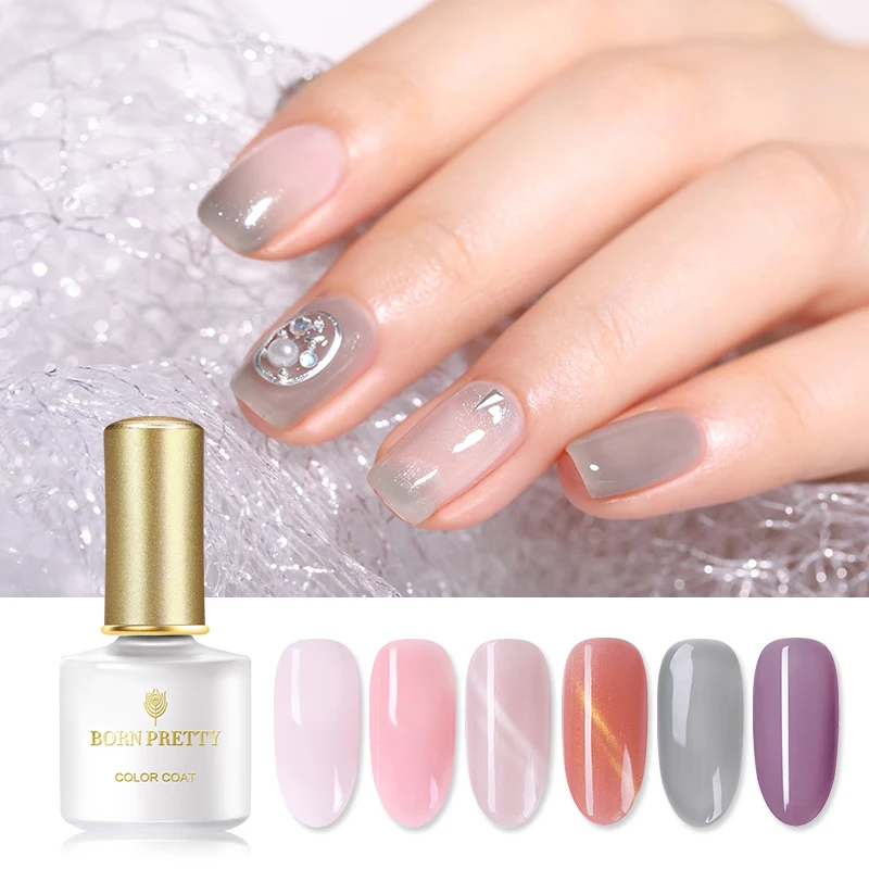 

BORN PRETTY Gel Nail Polish UV 6ml Opal Pink Color Gel Polish Soak Off Gel Varnish Lacquer Nail Art Vernis Semi Permanant UV