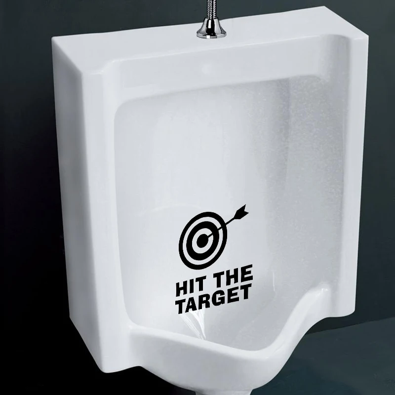 Free Shipping Hit the target toilet stickers home decoration wall