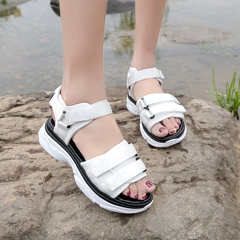 fujin women summer shoes platform sandals
