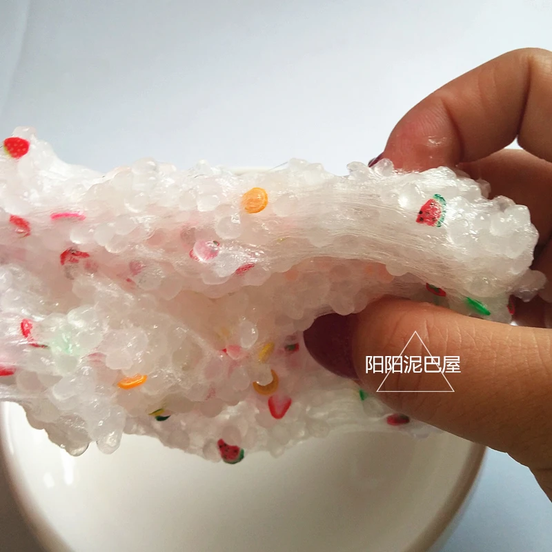 

280ml simulation of grain mud clay stretch decompression Artifacts large barrels 600ml send clay fruit slices free shipping