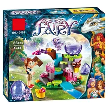 Lepinblocks 10499 83 pçs fada emily jones & o vento do bebê dragão blocos de construção conjunto brinquedos caber elfos 41171 meninas