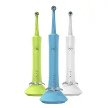 Электрическая зубная щетка с возвратно-поступательным вращением перезаряжаемая ультразвуковая зубная щетка для детей и взрослых зубная щетка с 2 скоростями