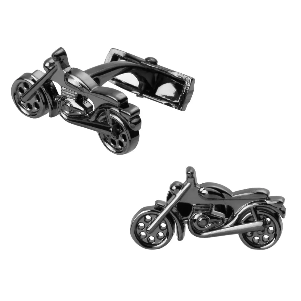 

Fashion men's jewelry French cuffs cufflinks transport black motorcycle cufflinks 5 on packing/free shipping